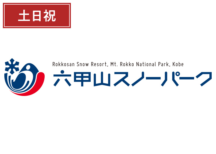 《土日祝》【大人】六甲山スノーパーク【紙引換券】1日券 【土日祝限定】 入園券+リフト券