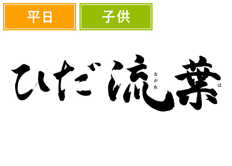 G《平日》【こども】ひだ流葉スキー場【紙引換券】1日券  年内価格