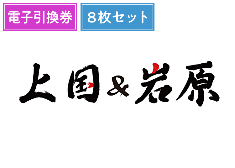 ≪超早割≫1日入場券+8枚セット【大人】上国&岩原【電子引換券】1日券 複数枚（綴り） 【特定期間】 中学生以上 ※10月限定販売