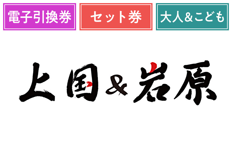 ≪超早割≫ハッピーセット【大人＆こども】上国&岩原【電子引換券】1日券 ＋セット券付 【特定期間】 大人：中学生以上/こども：3歳～小学生 ※10月限定販売