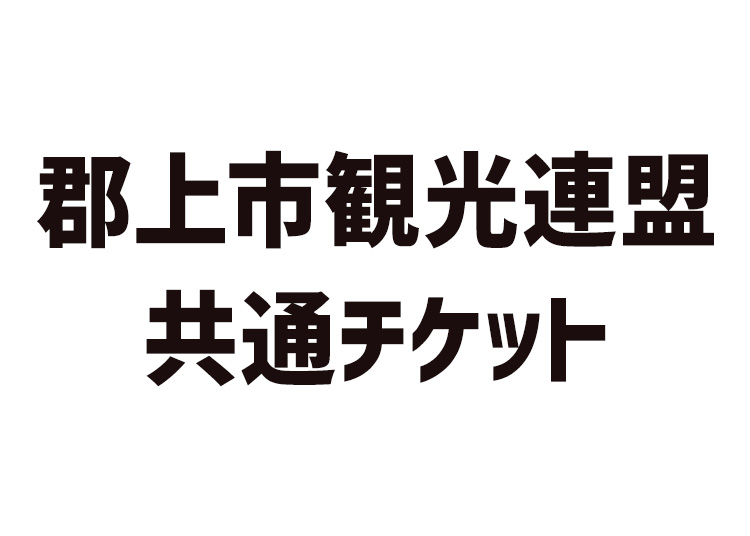 【大人】郡上市観光連盟共通チケット【紙引換券】1日券 【全営業日】